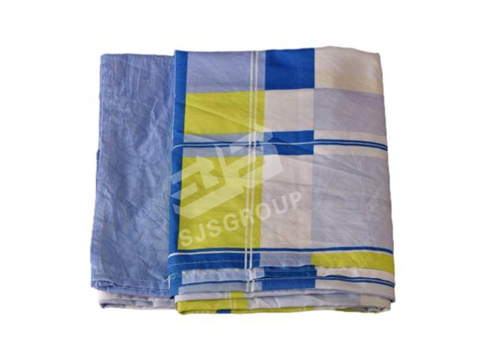 Color Bed Sheet Rags-Colored Sheeting Cotton Rags (Uncut)